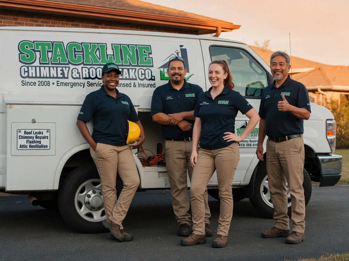 Chimney flashing repair company in Stanley, NC